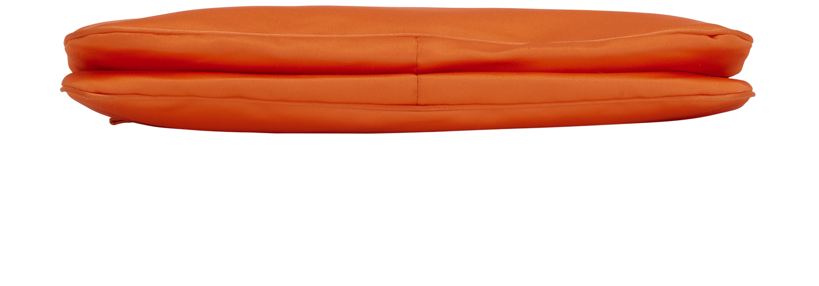 Prada Logo-Plaque Long Zip Clutch, &pound;180, Accessories, Orange, Nylon, Top view